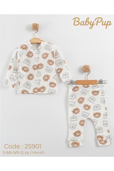 Butik Center Cotton Baby Set 2-Piece Set (Top + Bottom)