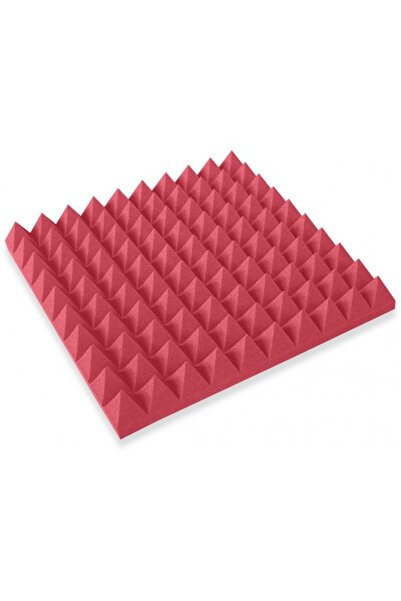 Nobrand Sound-absorbing sponge Mega Acoustic PMP 5 Red, 50 x 50 CM