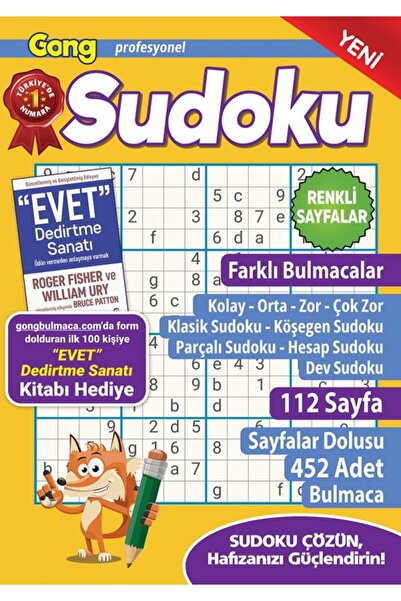 Maxi Yayıncılık Gong Profesyonel Sudoku 2025/02