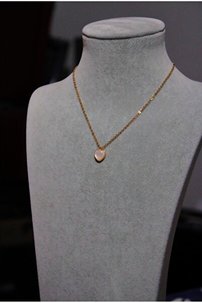 chefTali CT Minimal Çelik Kalp Kolye