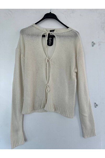 MODAGK Women's Patterned Oversize Knit Sweater Burgundy