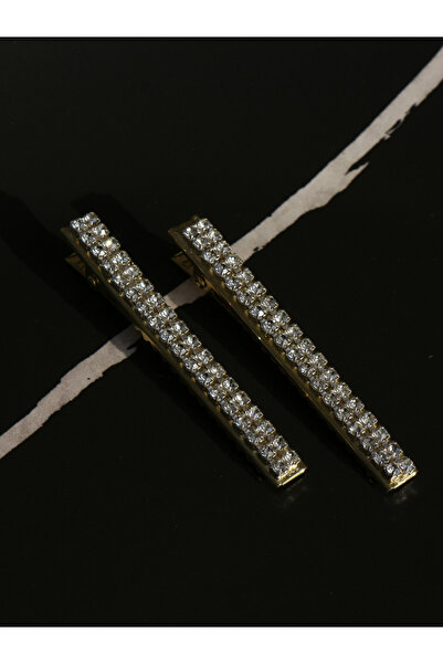 DOĞALYA Luxury Stone-Encrusted Hair Clip 2 Pieces