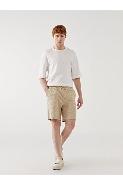 LC Waikiki Beige Standard Fit Men's Shorts