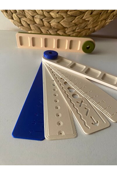 HIZARCI Palet Şeklinde Cetvel Takımı