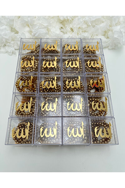 lenagiftworkshop 20 pieces of gift boxed pearl prayer beads (mevlid-hajj-umre...