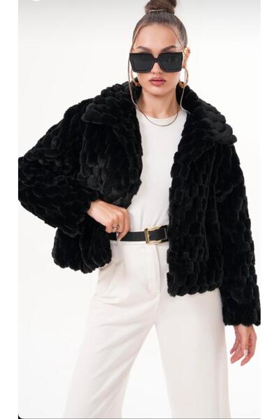 VERA LİFE سترة نسائية مبطنة من الداخل مع زخارف كروية من ماركة ميتيور