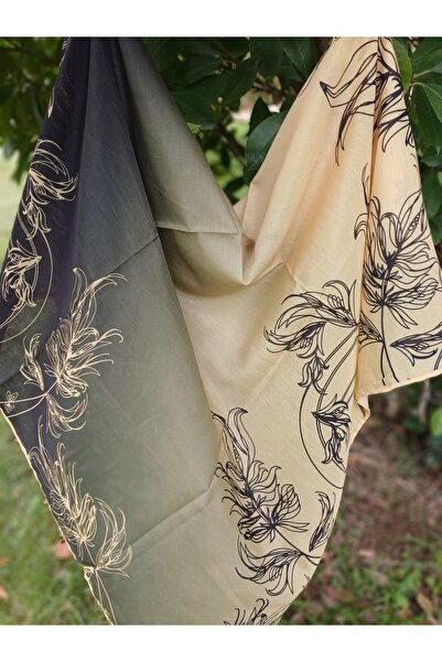 SK Scarfs Dijital Vual Soft Pamuk Eşarp