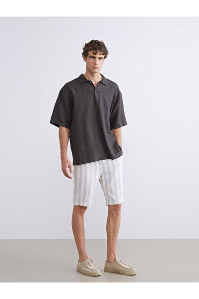 LC Waikiki RMZ GİYİM FARKIYA شورت رجالي قياسي من نوع دوبي