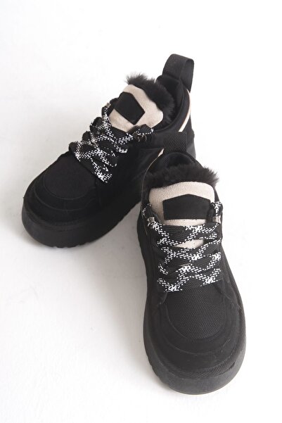 Mini Angel Bağcıklı Kız Çocuk Bot Bağcıklı Çocuk Botu Kız Çocuk Botu İçi Yünlü Çocuk Botu Kışlık Çocuk Botu