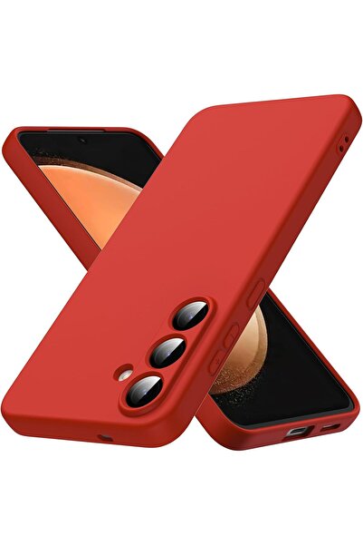 Rivor Samsung Galaxy S25 FE Uyumlu Kılıf Kamera Çıkıntılı İpeksi Yumuşak Doku...