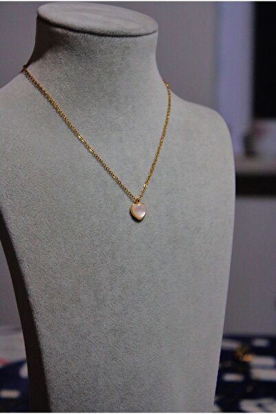 chefTali CT Minimal Çelik Kalp Kolye