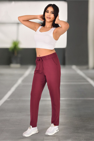 LİFERA Plus Size, Oversized Viscose Fabric Pants