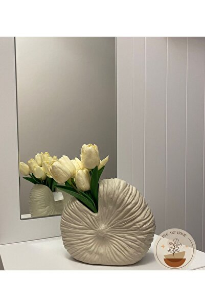 DygArtHome Seramik Fosil Vazo (16cm)