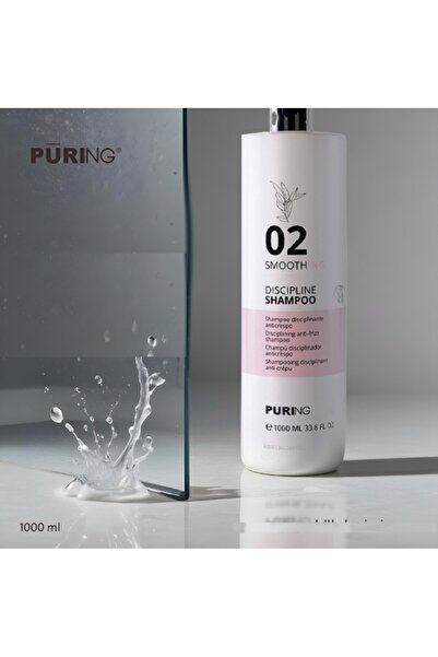 PURING 02 SMOOTHING Discipline Kabarıklık Önleyici Pürüzsüzleştirici Şampuan 1000 ml
