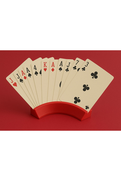 lampara Iskambil Uno Kart Tutucu Dekoratif Masa Üstü Aksesuar