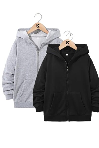 Karatopak 2-компонентна качула с качулка, прекалено голяма, унисекс, с цип, к...