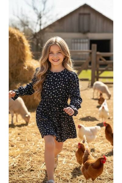 HÇ Hülya Çelik KİDSWEAR 2018 Girl's Dress