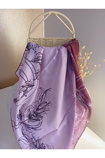 SK Scarfs Dijital Vual Soft Pamuk Eşarp