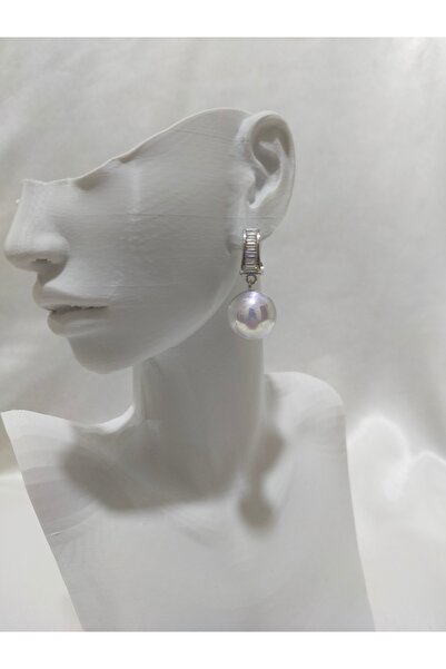 SATIYU BUTİK أقراط متدلية من حجر الباغيت واللؤلؤ – تصميم أنيق ولامع