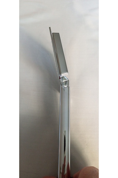 teknotrust Şık Metalik Kare El Duş Başlığı ve Ahizesi 2'li Set