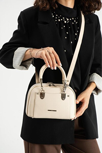 H&D COLLECTİON 5 Compartments, a Quality, Double Strap Lined Hand and Shoulder Bag Suitable for Daily Use