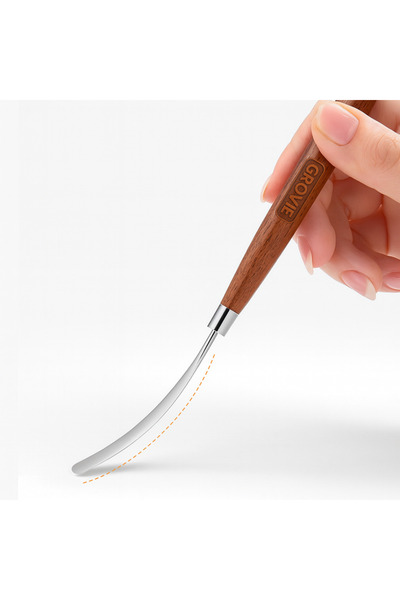 Grovie JEL SPATULASI | PROFESYONEL PASLANMAZ ÇELİK PROTEZ TIRNAK APLİKASYON A...