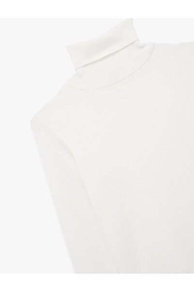 Koton Πλεκτό πουλόβερ με μακρυμάνικο ζιβάγκο