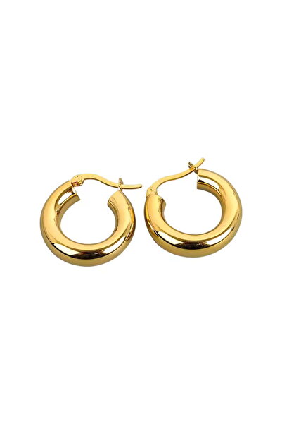 Silver berry S925 Boomer Earrings Gold