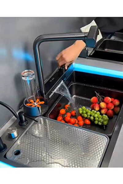 Genel Markalar Antrasit Süpersef 2025 Dijital Eviye Seti Honeycomb Antrasit 1...