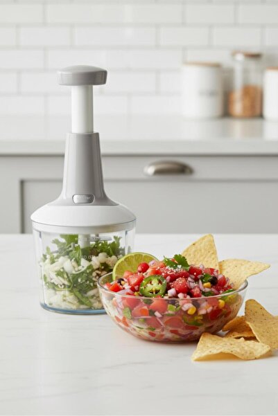 PS Drop قطاعة الخضار والفواكه باسمايلي إل روندوسو سعة 1 لتر قطعتين