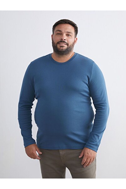 LC Waikiki Ανδρικό μπλουζάκι με μακρύ μανίκι LCWAIKIKI Classic Crew Neck Basic