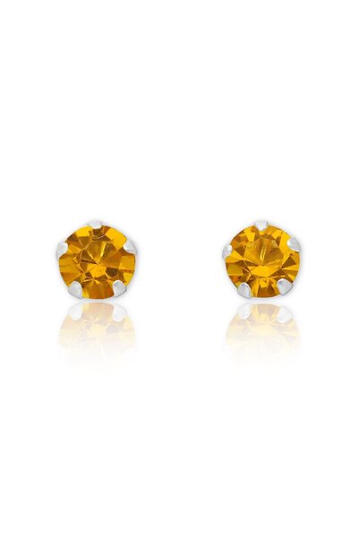 Silver berry S925 Cercei Happy Colors - Champagne