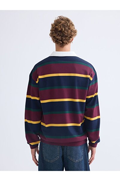 LC Waikiki XSIDE Polo Yaka Uzun Kollu Erkek Sweatshirt