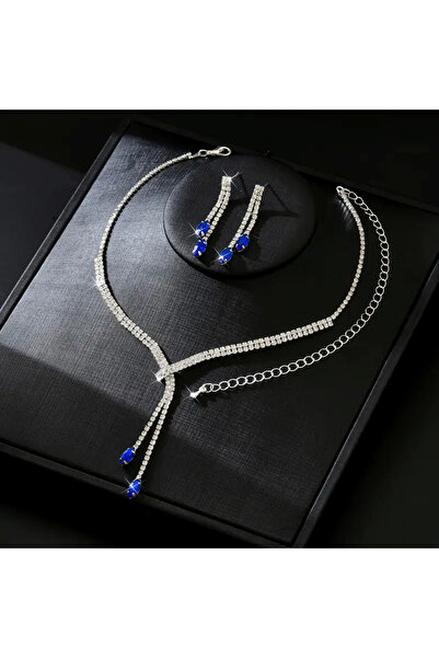 Estilo Lingerie Diamond-Looking Dream Model Jewelry Set Bride Wedding Engagement Invitation Prom Daily Jewelry Gift Jewelry Set