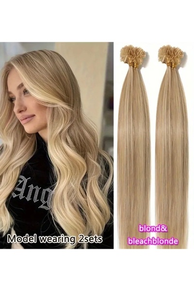 favorim peruk Luxury yeni sezon gerçek saç karamel tonu kaynak100 adet