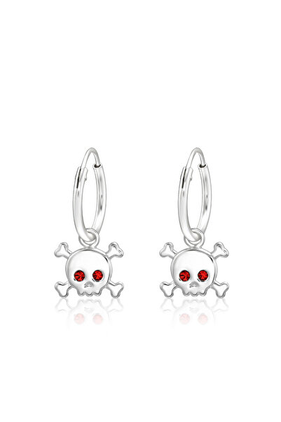 Silver berry S925 Cercei Ruby Eyes Skull