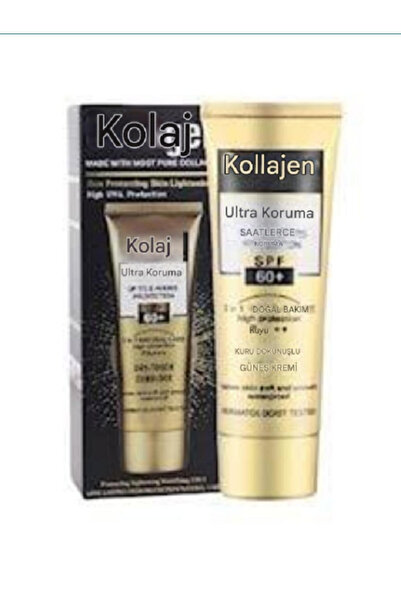 WOKALLI Collagen SPF 90+ Yüksek Korumalı Güneş Kremi 24 K GOLD Hyaluronica Ac...