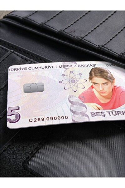 Hediyeni Al Feriha 5 Lira Tasarımlı - Papara, Tosla, Otobüs Kart Kaplama Stic...