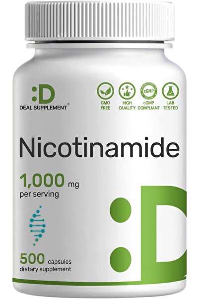 DEAL SUPPLEMENT Vitamin B3 Nicotinamide 1,000mg Flush Free Niacin Essential B...