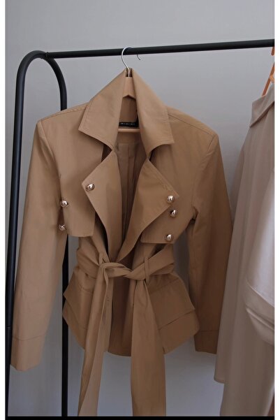 Seen By Sole Kısa trençkot vatkalı