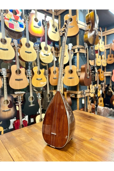 PENA MÜZİK Kısa Sap Üst Seri Tam Profesyonel Pelesenk Bağlama 42 Tekne