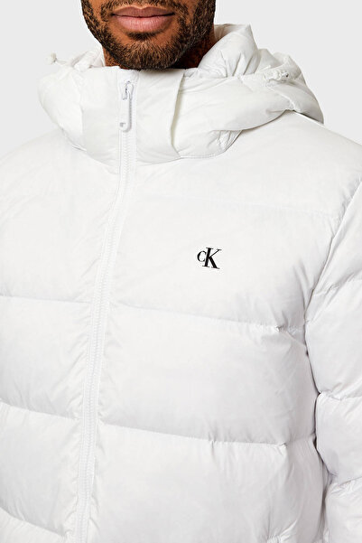 Calvin Klein Su İtici Regular Fit Çıkarılabilir Kapüşonlu Mont LV04RC518GYAF Erkek MONT LV04RC518G Y