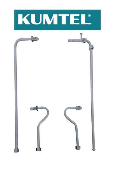 KUMTEL Ocak borusu 2 kısa 2uzun