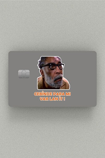 Hediyeni Al ملصق 'هل لديك نقود في الجيب؟' - للبطاقات المصرفية وبطاقات الحافلا...