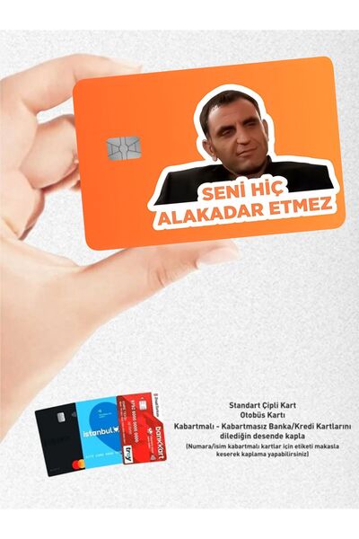 Hediyeni Al Art Has No Equal - Money, Toilet, Bus Card Covering Sticker for Credit Card