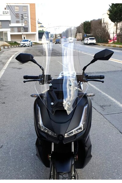 MOTOCAM RKS Lince 125 Siperlik Ön Cam 2021-2025 Model 75cm Şeffaf Renkli 4mm ...