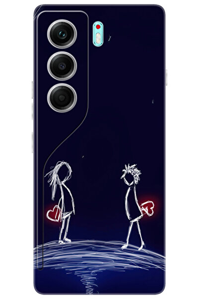 TECNO CAMON 40 PRO 5G (CM7) Uyumlu Kılıf Desen Baskılı Silikon Aşk Tasarım STK:306 CP-nG6mtVc