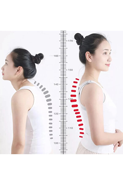 Fstyle Flexible back support and correction belt to relieve back pain and treat back curvature to help straighten the back