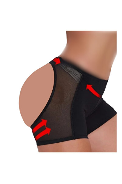 Fstyle Open pants to lift and enlarge the buttocks, a buttocks corset and abdominal compression, open from the back, compression pants with an opening in the buttocks