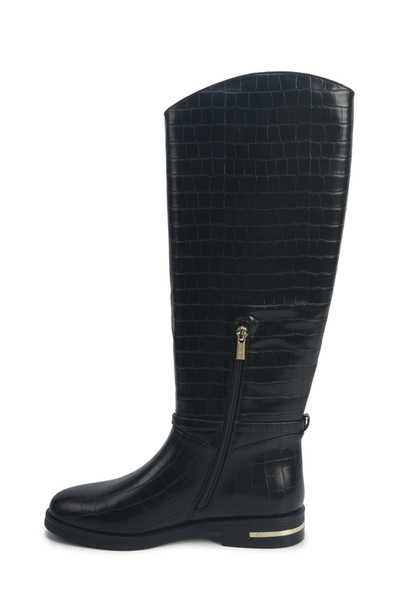 Nine West Nucia2 5Pr Black Women's Flat Boots